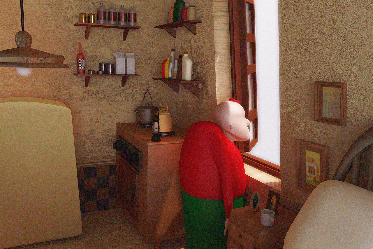 《回忆积木小屋》二维转三维练习（图ZMjgxNTIyNTg4） - 动画/影视 - 站酷设计师黄七原创素材 - 站酷ZCOOL