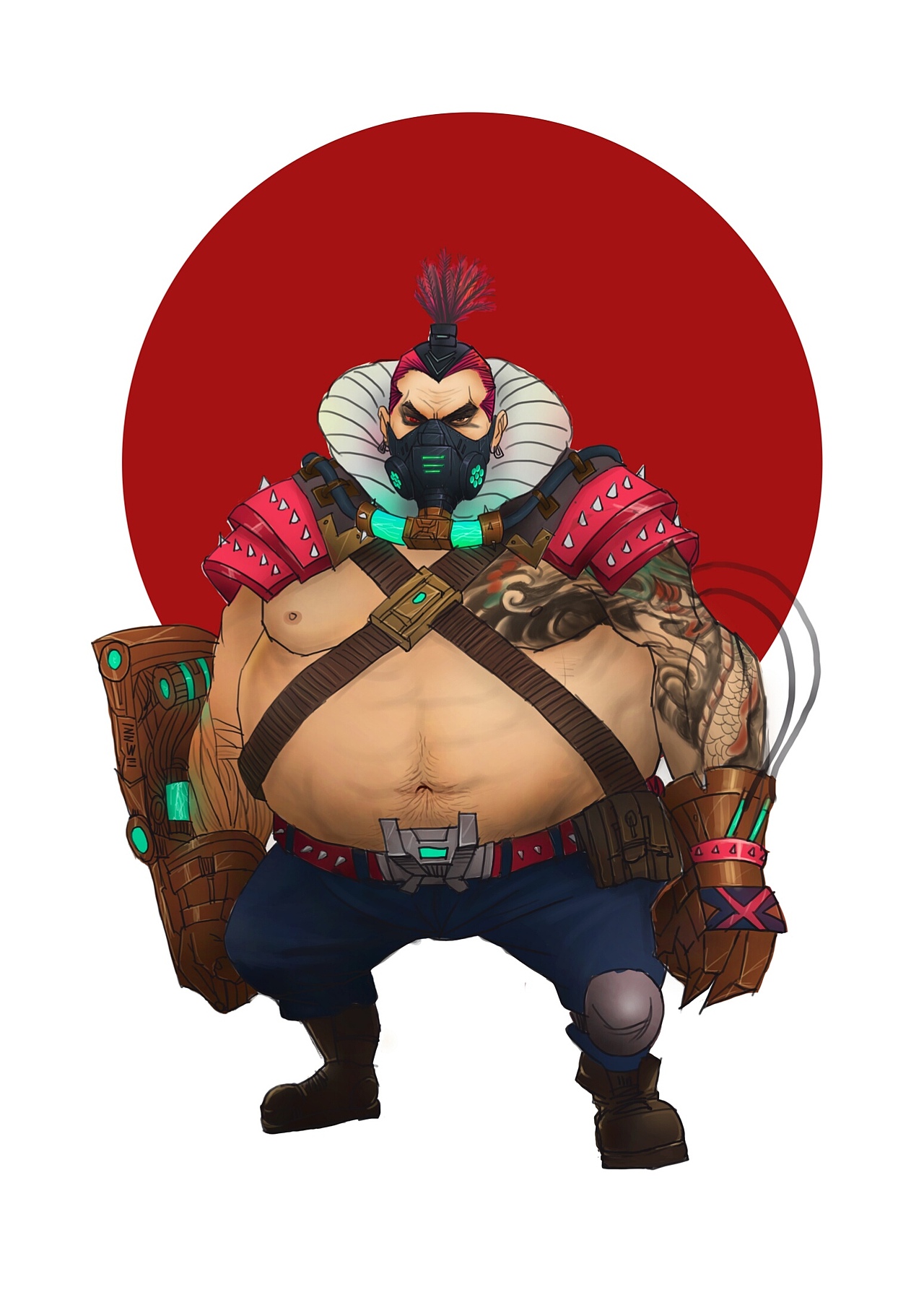 练习‖一组废土角色设计