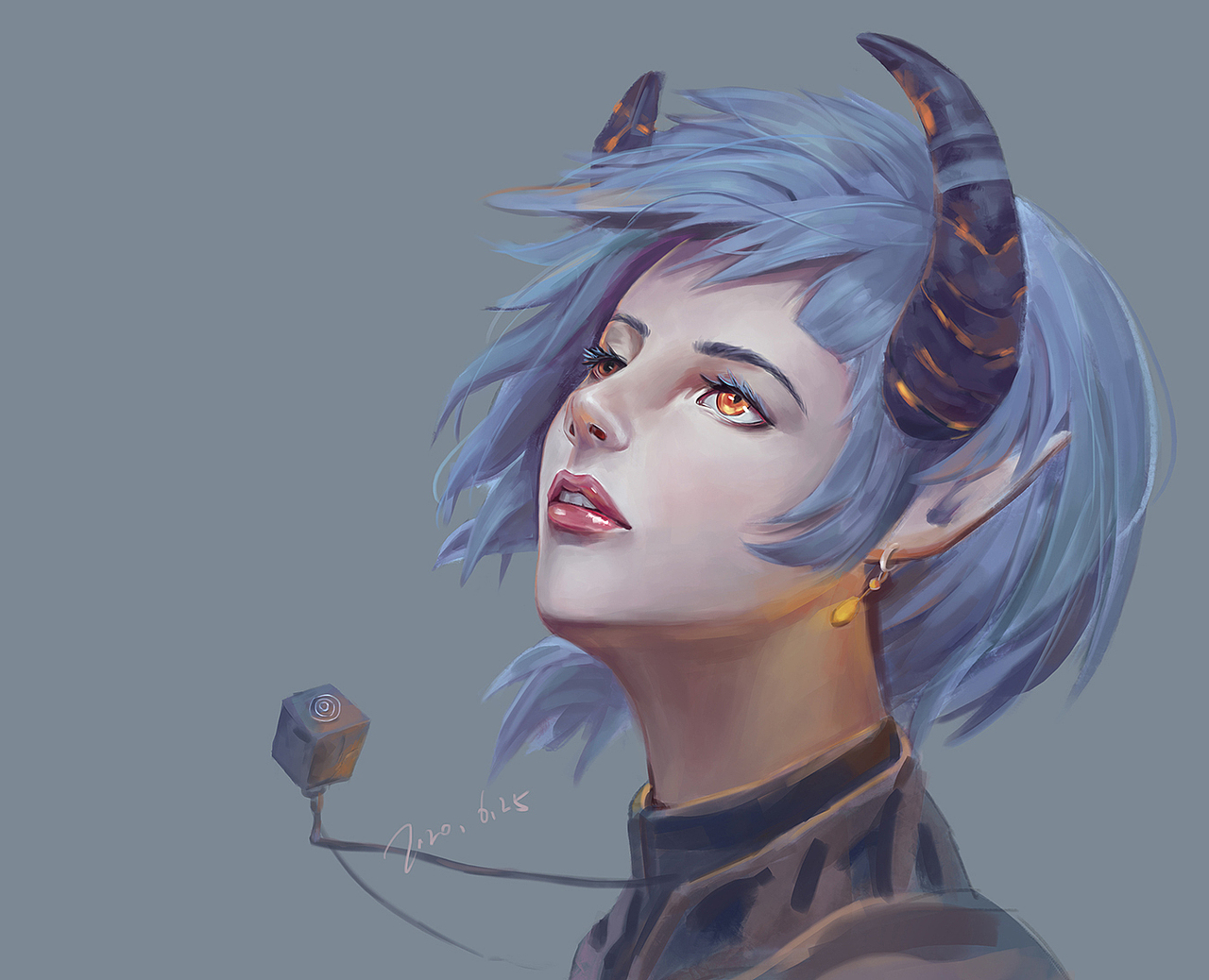 6月黑白头像临摹练习