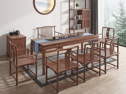 №257中式家具建模渲染教程