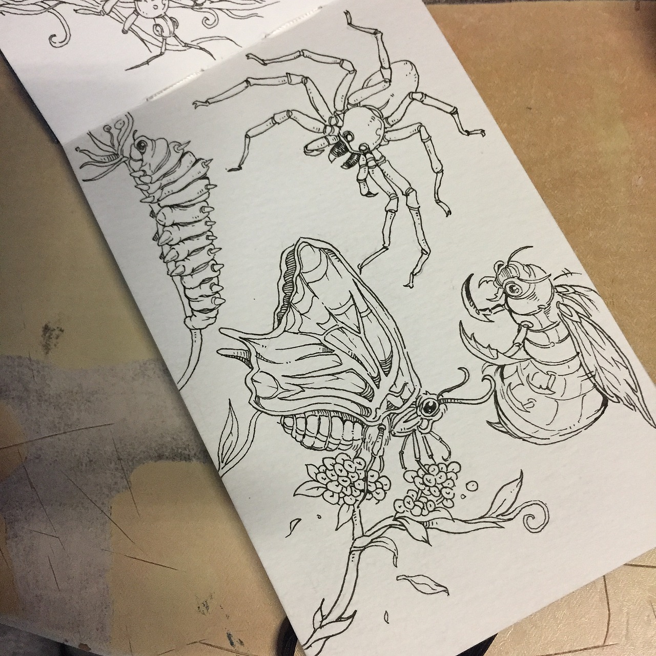 sketchbook速写和草图——2017年二月中