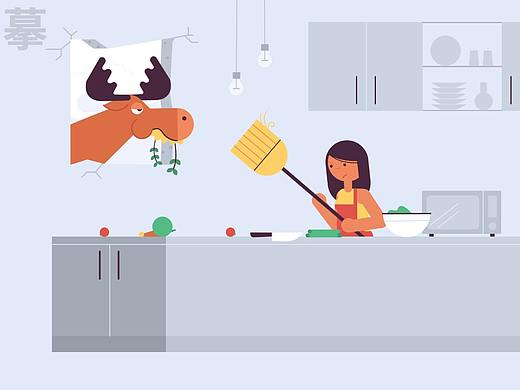 MG临摹:没有窗户的日子