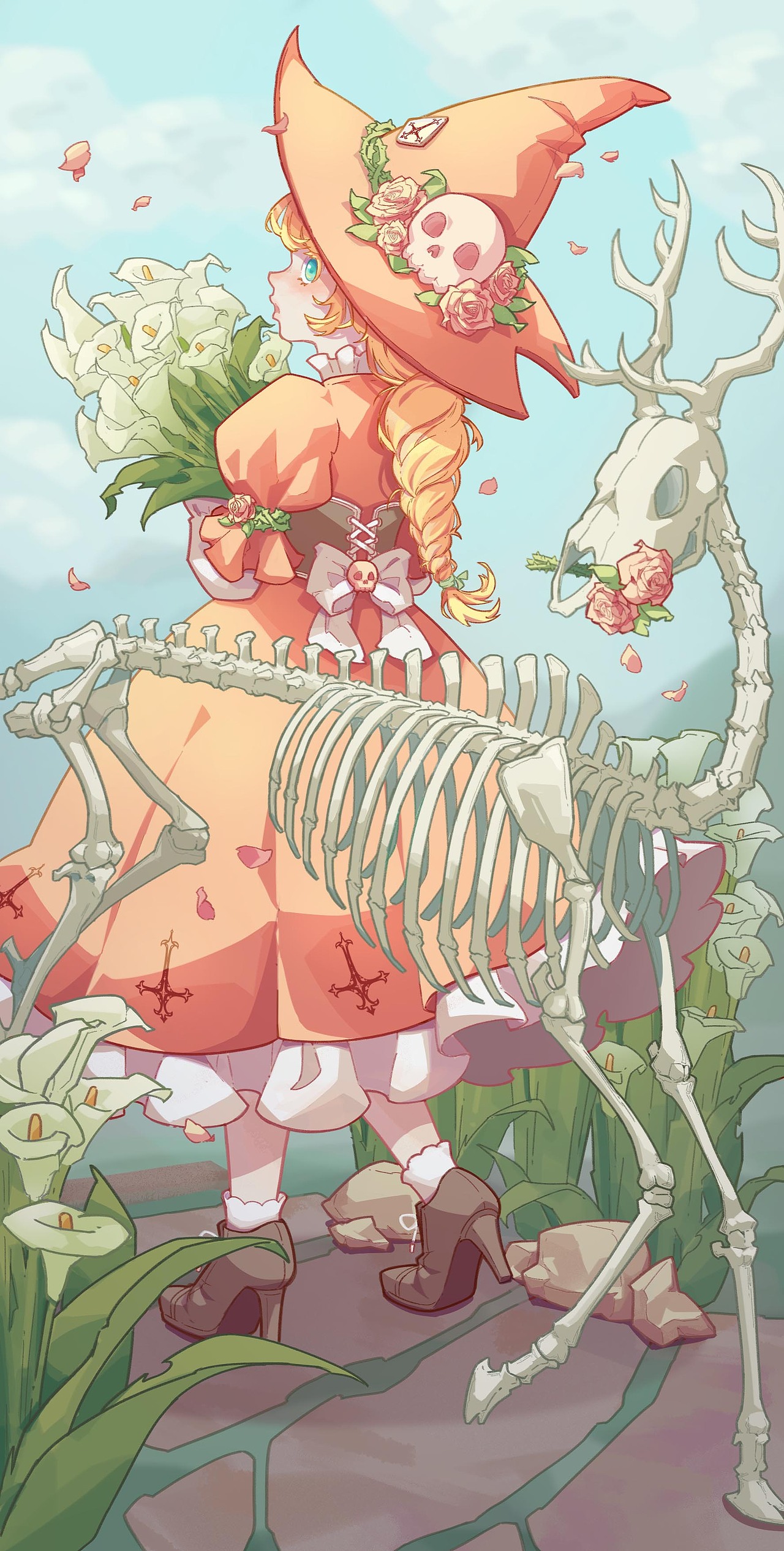 亡灵魔女的清新日常（图ZMjc3OTA2MDY4） - 创作习作 - 站酷设计师兰沐枝枝原创素材 - 站酷ZCOOL