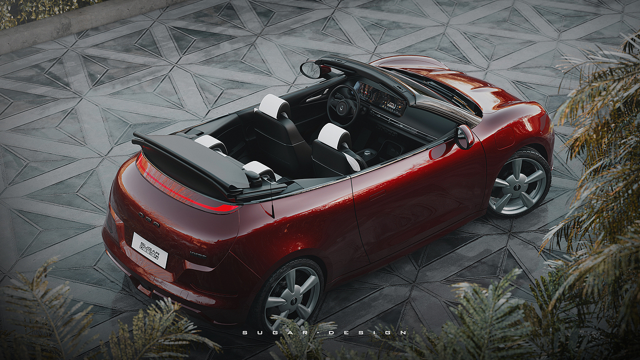 懂女人的女士一手车！欧拉好猫敞篷车新车预览！（图ZMjgxMjEyMTk2） - 交通工具 - 站酷设计师sugarchow原创素材 - 站酷ZCOOL