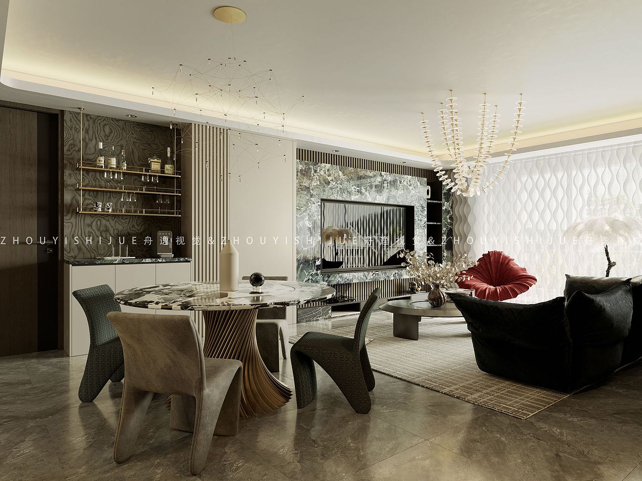 现代轻奢——CR渲染表现