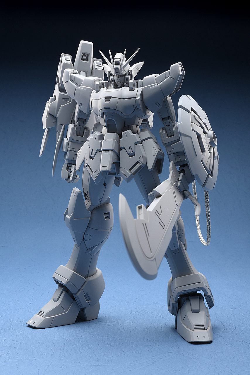 这次不做大修改,因为这款神龙高达的身材各种本身就很完美了,只做了