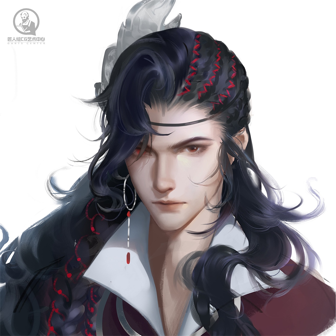 【匠人绘】美宣班第7期学生男性头像作业节选