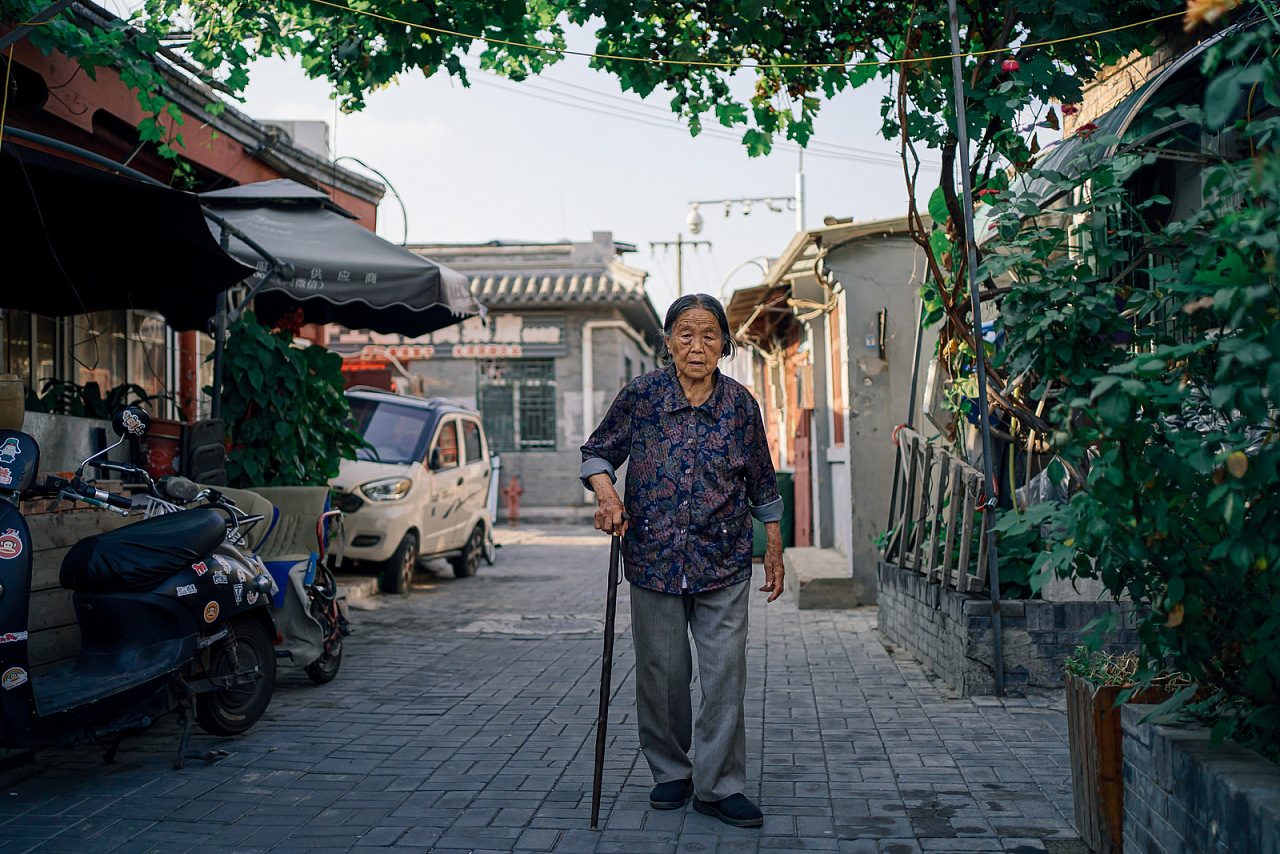 夏日北京胡同的百姓生活