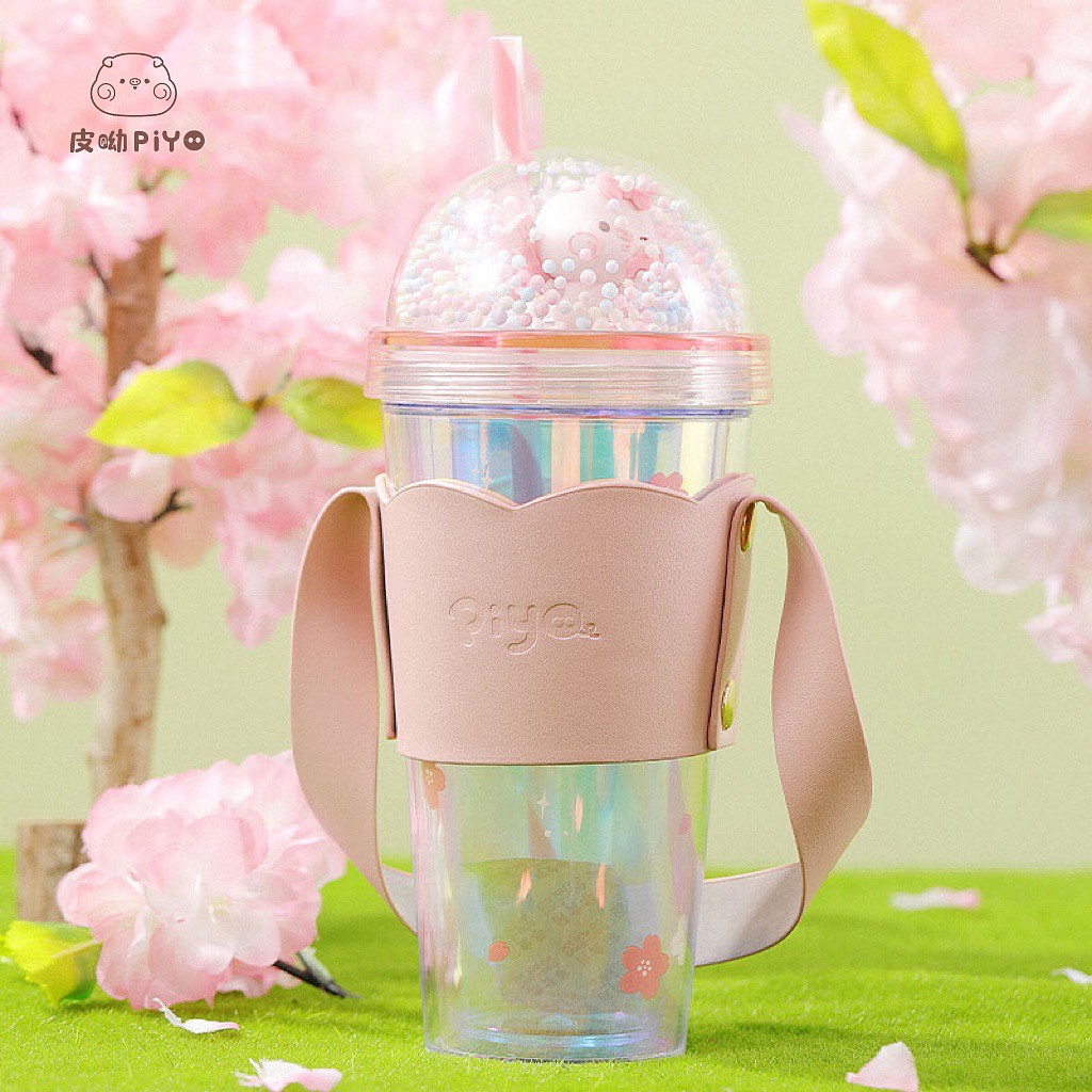 IP周边｜粉嫩嫩的皮呦piyo猪猪樱花杯🌸（图ZMjkzNTc3ODg0） - 生活用品 - 站酷设计师萌扎piyomi原创素材 - 站酷ZCOOL