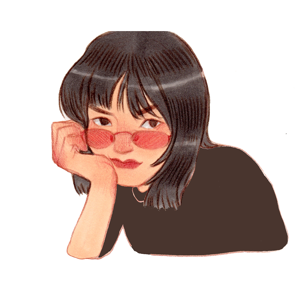 习作|马克笔人物