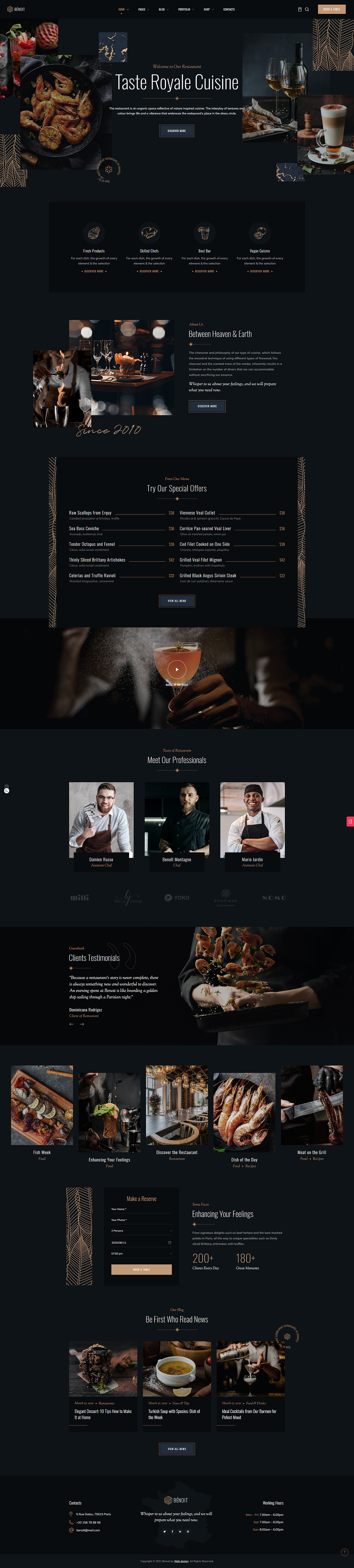 星级酒店品牌企业官网设计案例