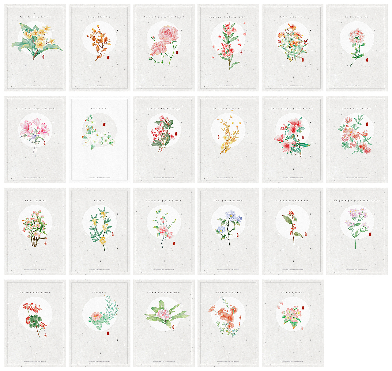 那些花儿-肆（图ZMTE4NTQzNDUy） - 创作习作 - 站酷设计师ESTS原创素材 - 站酷ZCOOL