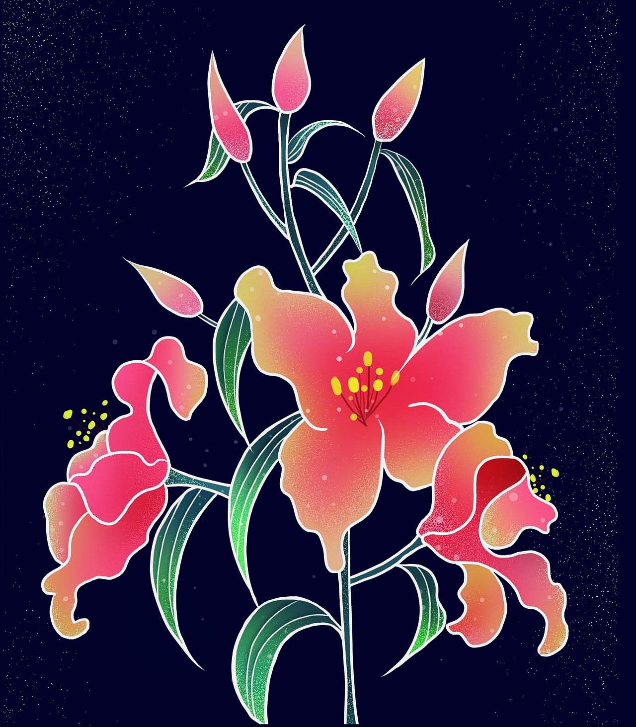 植物插画（图ZMjI4NjE1NzY4） - 艺术插画 - 站酷设计师加糖的冰原创素材 - 站酷ZCOOL