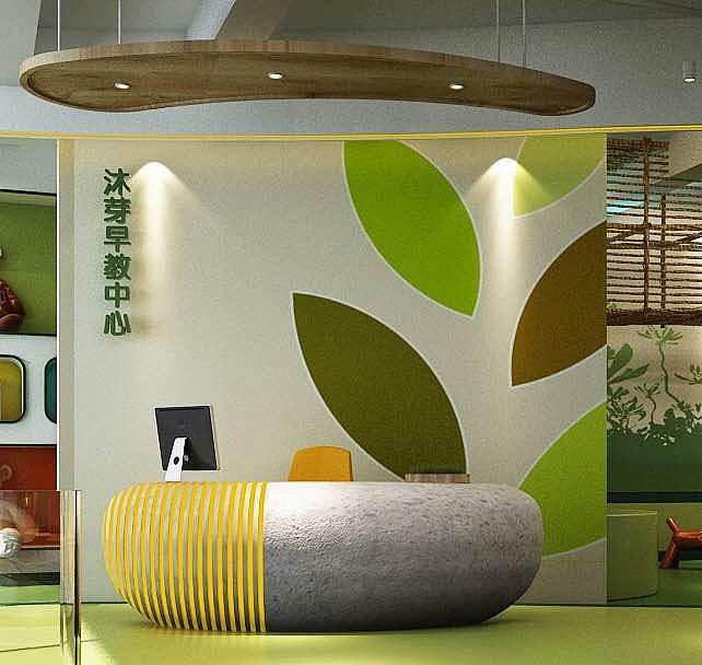 广州番禺沐芽早教中心手绘墙绘