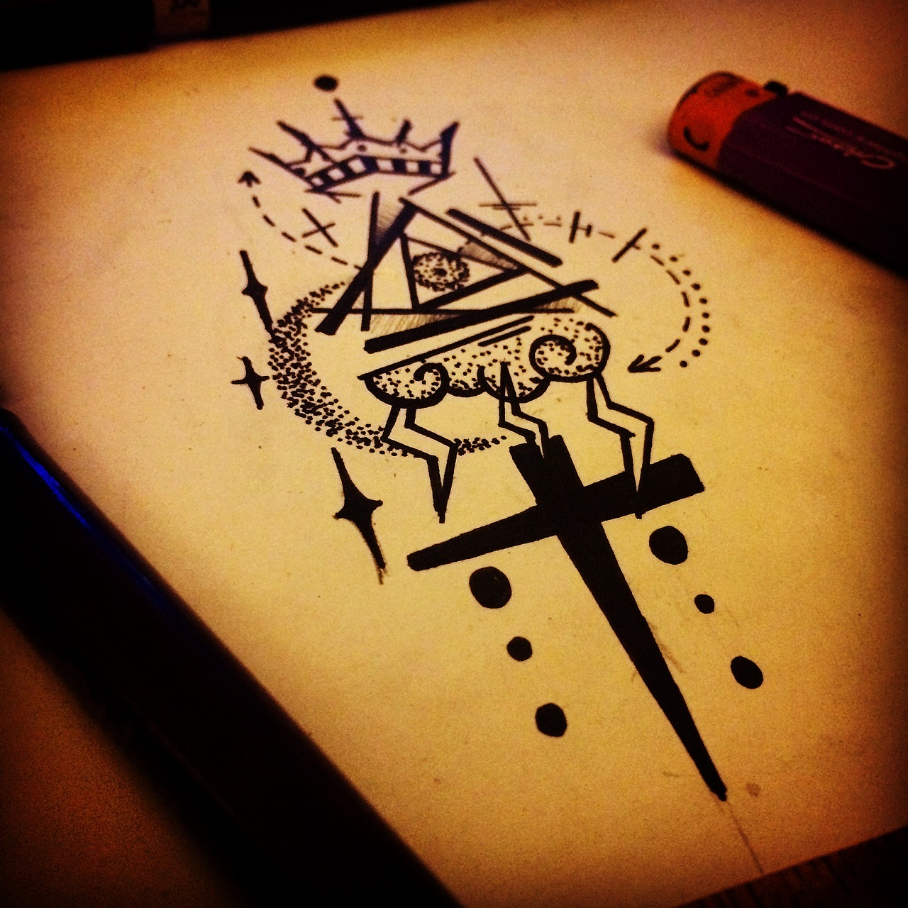 原创手绘 纹身图案设计（图ZMzU5MDc5Njg=） - 绘画 - 站酷设计师BLACK_TATTOO原创素材 - 站酷ZCOOL