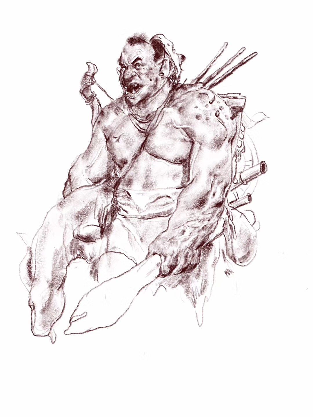 忙中偷闲（图ZMTU0NzA2MzA4） - 创作习作 - 站酷设计师S肚子爱画画D原创素材 - 站酷ZCOOL