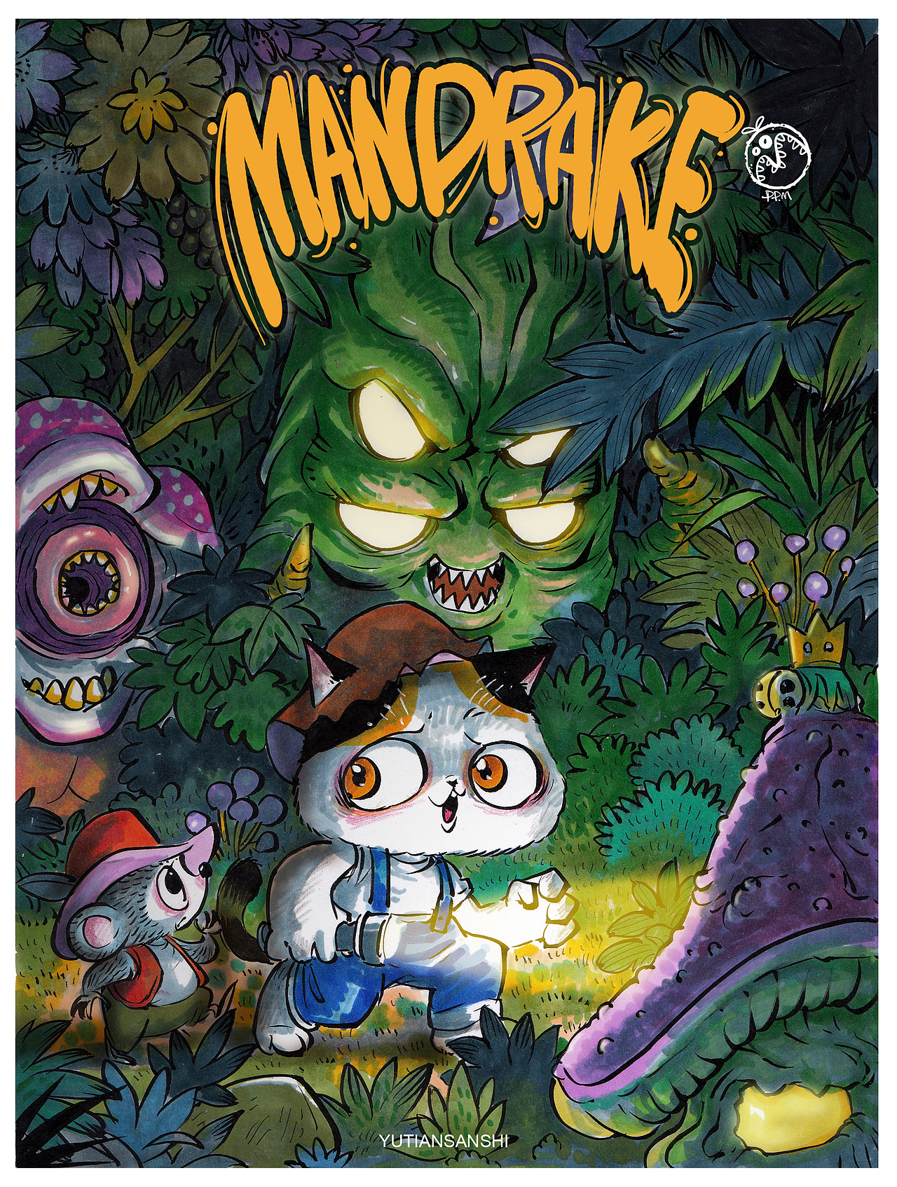 潮玩花妹海报（图ZMjI2OTEzMTY4） - 商业插画 - 站酷设计师雨田三石原创素材 - 站酷ZCOOL