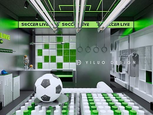YLD STUDIO｜SOCCER LIVE足球体验馆潮牌运动空间设计