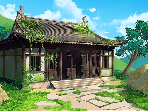 破庙练习（个人主页-ZNTA4MTI3NDQ=） - 游戏原画 - 站酷设计师东华拾一原创素材 - 站酷ZCOOL