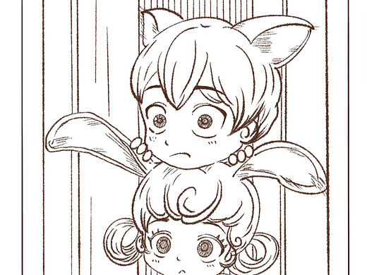 插画练习|插画日常|线稿练习