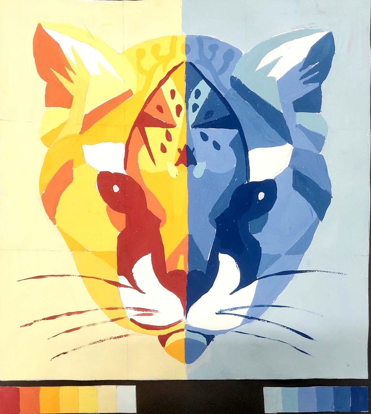 明度推移九宫格