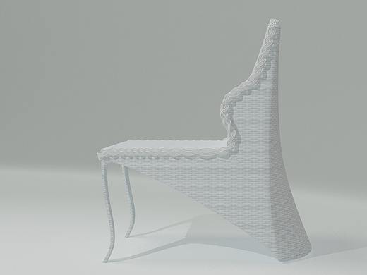 西式户外婚礼观椅--造型椅