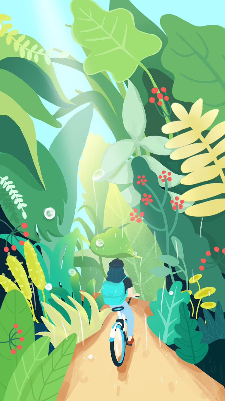 清明踏青（图ZMTUzNDg2NjI4） - 商业插画 - 站酷设计师大宅子原创素材 - 站酷ZCOOL