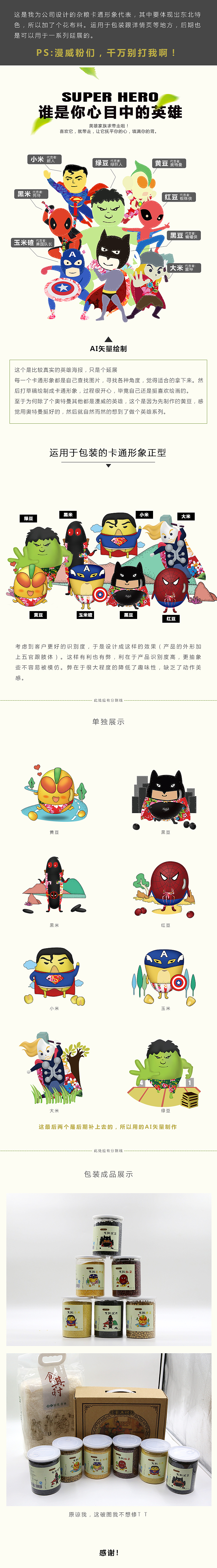 漫威系列卡通形象包装设计（图ZNTU1NDQxNDA=） - 商业插画 - 站酷设计师HHH2原创素材 - 站酷ZCOOL