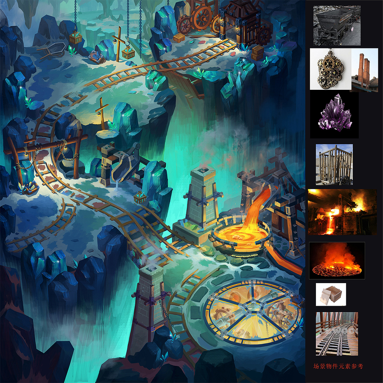 一些项目制作上的场景规划图