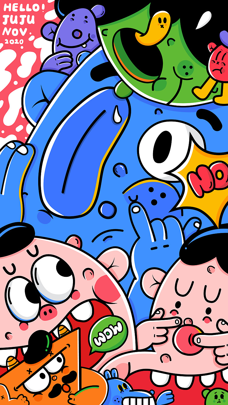 插画/描边插画练习