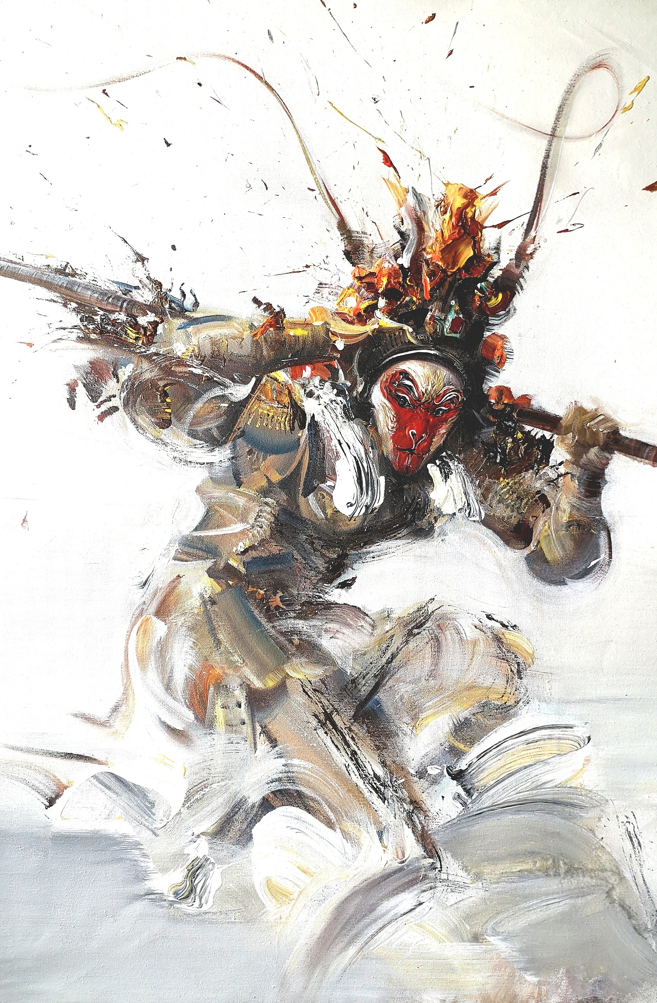 悟空系列|纯艺术|油画|画家邓宇 - 原创作品 - 站酷 (zcool)