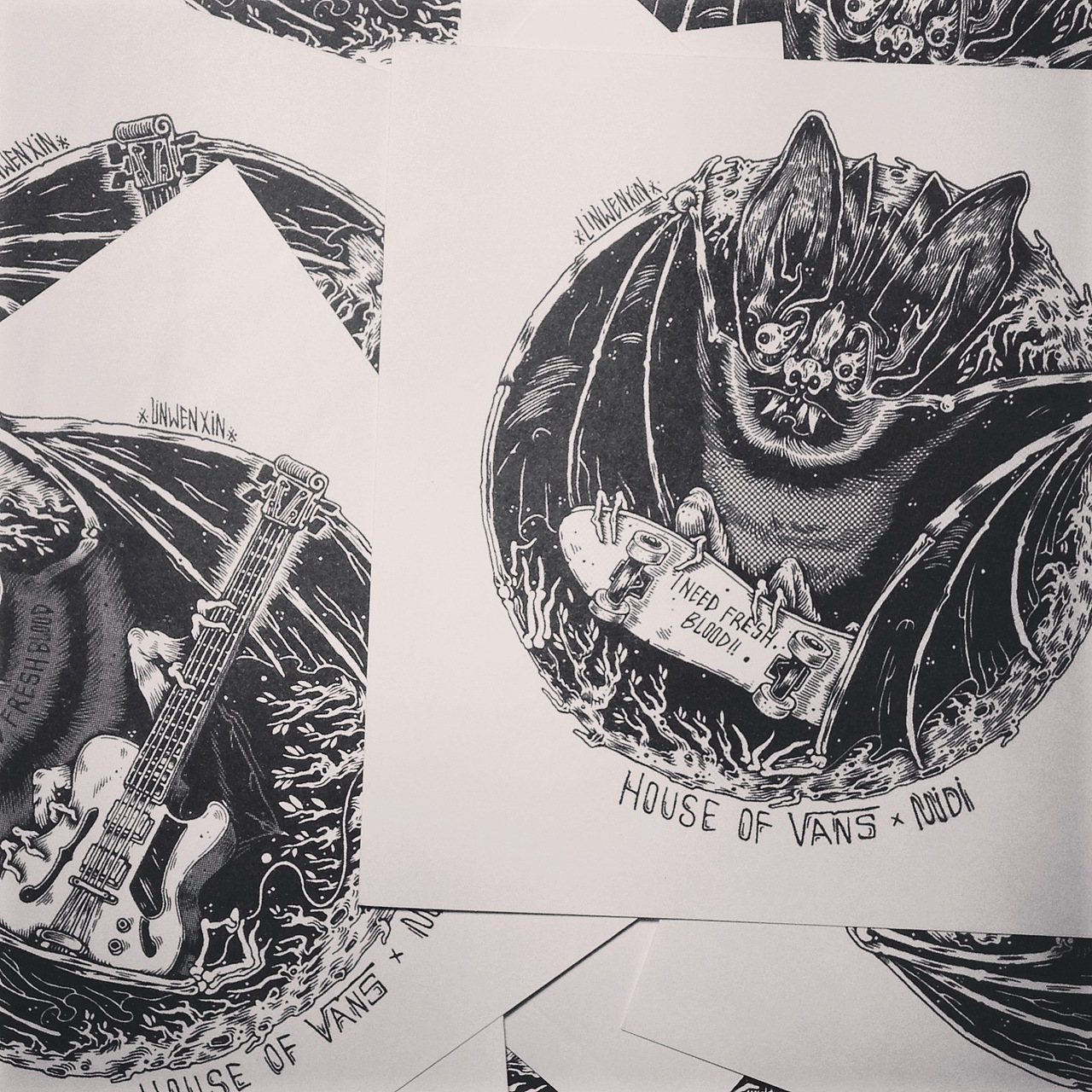 整理了一下最近的画.off the wall !!(图ZMTYyNDk2NTY=) - 艺术插画 - 站酷设计师独眼矮子原创素材 - 站酷ZCOOL