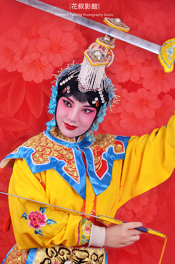 京剧人物造型之虞姬二