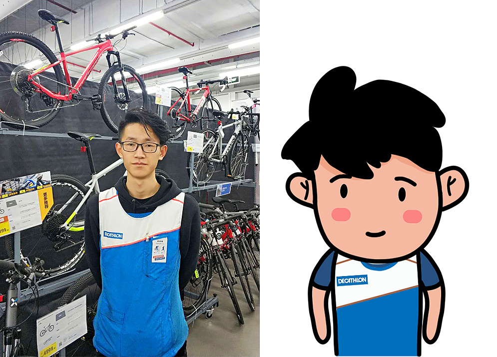 迪卡侬版《康大毛日常篇》微信表情包