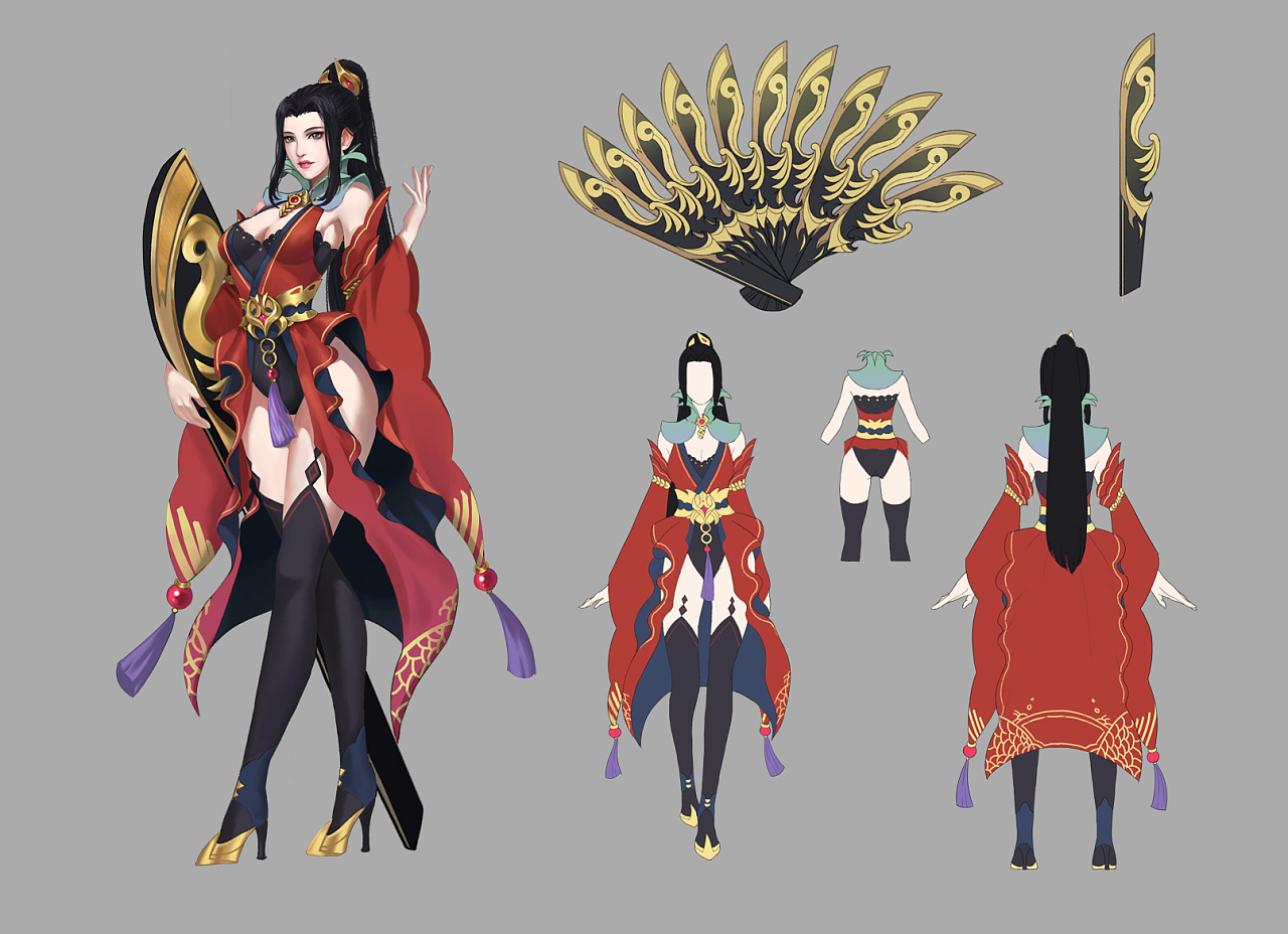 角色设计|插画|游戏原画|钉子鬼 - 原创作品 - 站酷 (zcool)