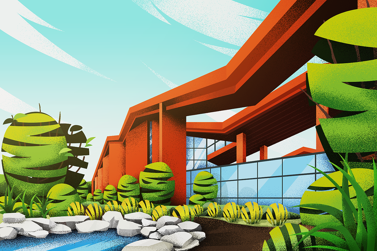 建筑插画小记（图ZMTI0OTM2Nzg0） - 创作习作 - 站酷设计师十五拾视原创素材 - 站酷ZCOOL