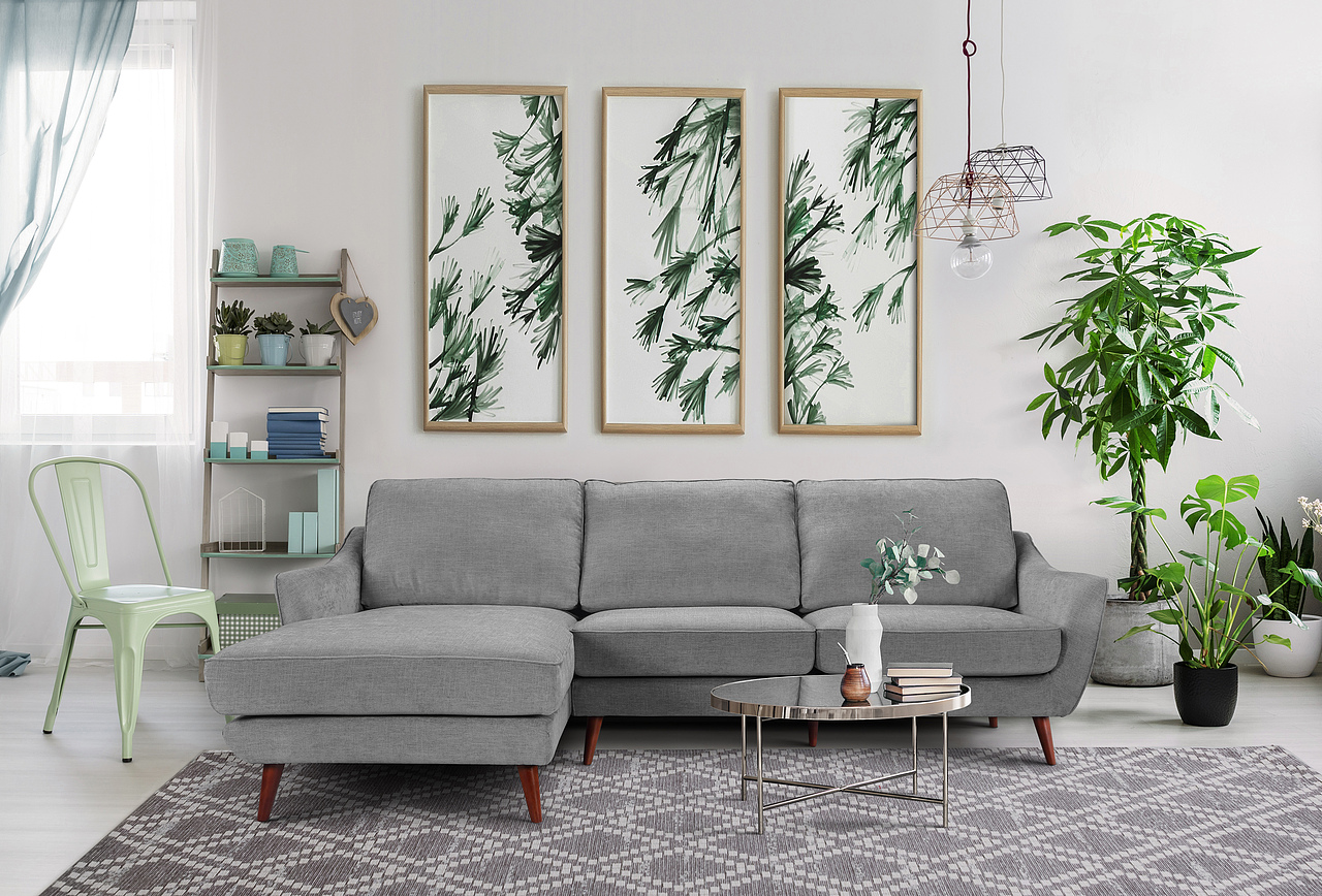 沙发PS场景图片