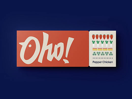Oho!哦吼！品牌LOGO方案B