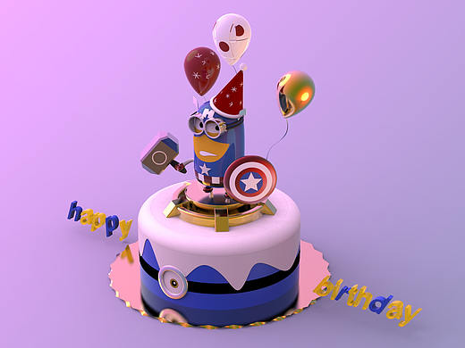 小黄人再设计之3D礼物设计