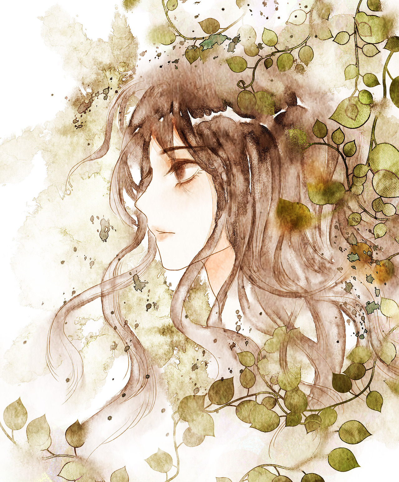 最近的古风水彩风格合集（图ZMTQyMDM1ODA4） - 创作习作 - 站酷设计师柒泩原创素材 - 站酷ZCOOL