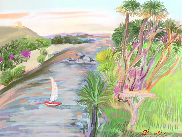 旅行中的视觉日记