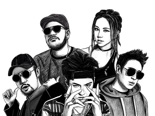 说唱插画_素材网站_图片免费下载-zcool站酷