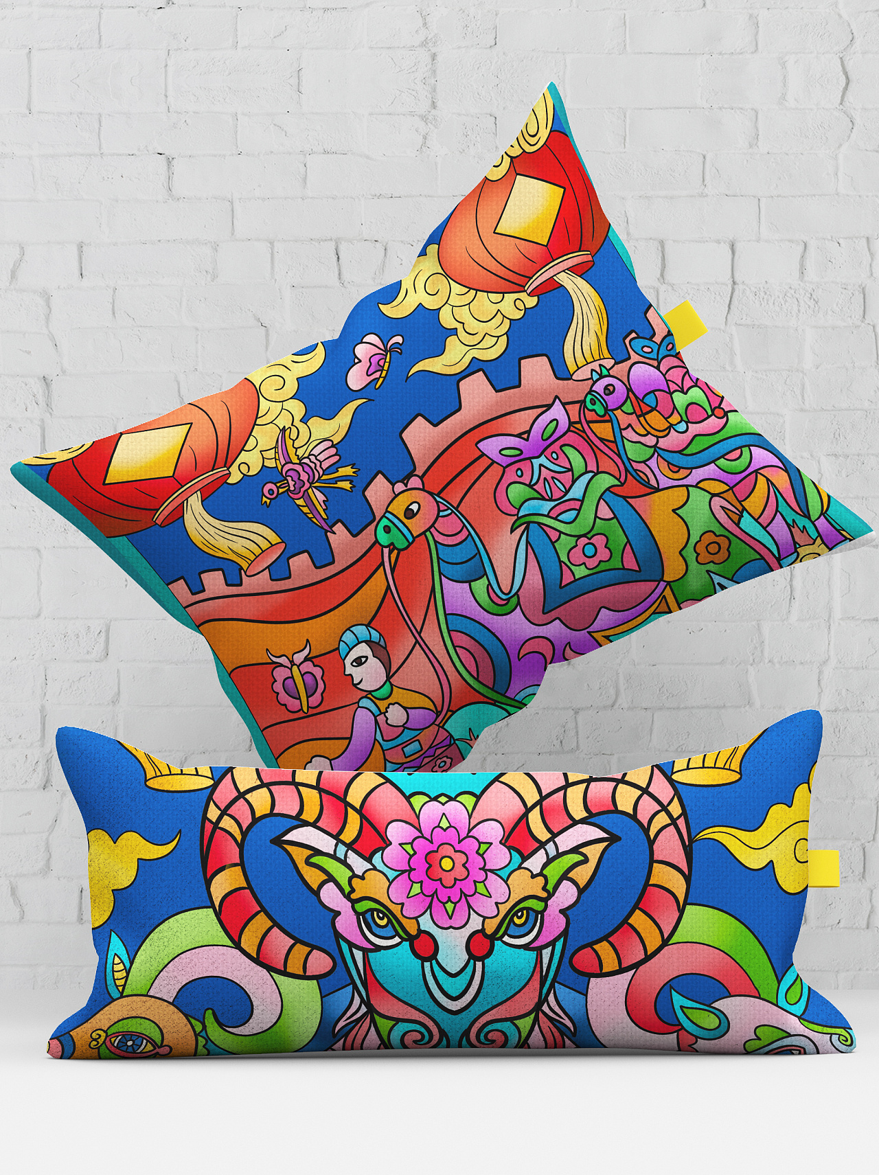 "安塞农民画"文创插画设计