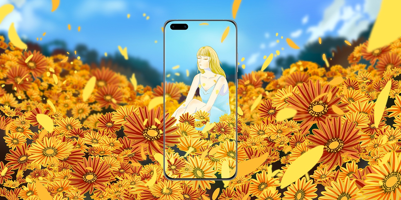 季节，花（图ZMjEzODIwNDI0） - 商业插画 - 站酷设计师Fan仙仙原创素材 - 站酷ZCOOL