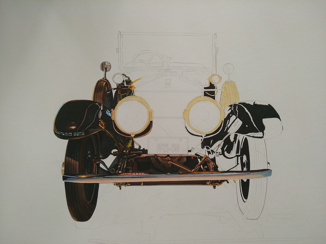 古董车劳斯莱斯(1921)