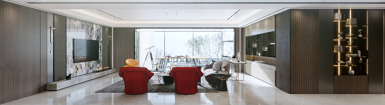 现代大平层——CR（图ZMTk1MjU2NDQ4） - 家装设计 - 站酷设计师满泽原创素材 - 站酷ZCOOL