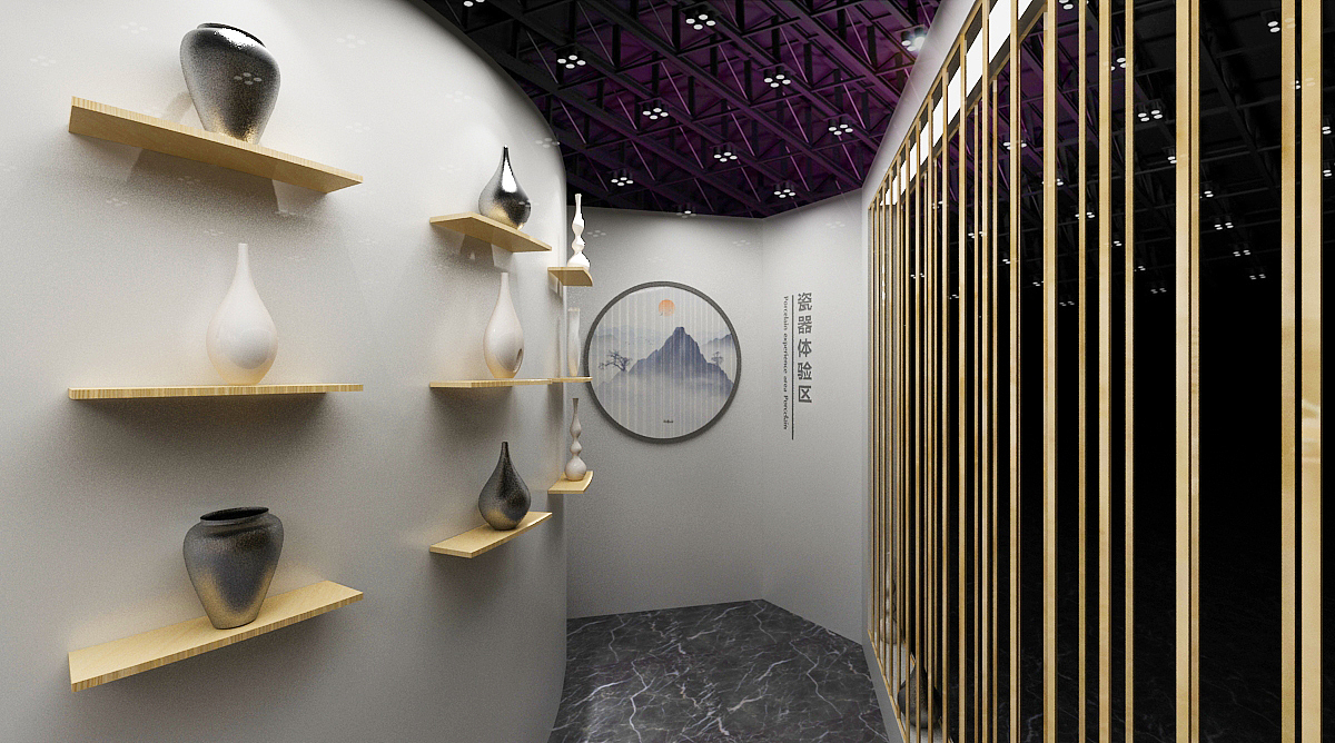 瓷器展厅 效果图设计（图ZMjExNzA0ODYw） - 其他三维 - 站酷设计师艺汇设计原创素材 - 站酷ZCOOL