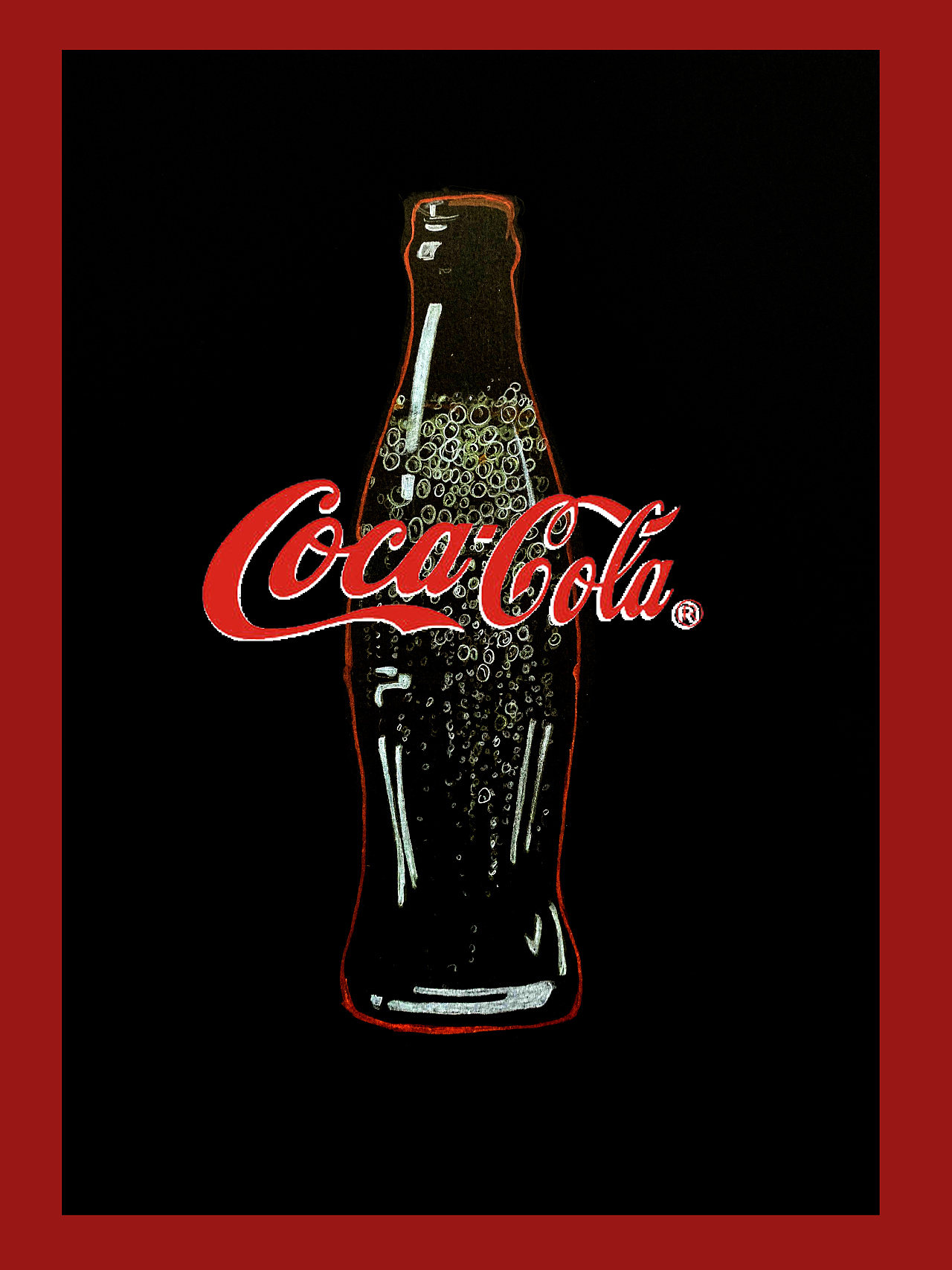 可口可乐的宣传海报图片