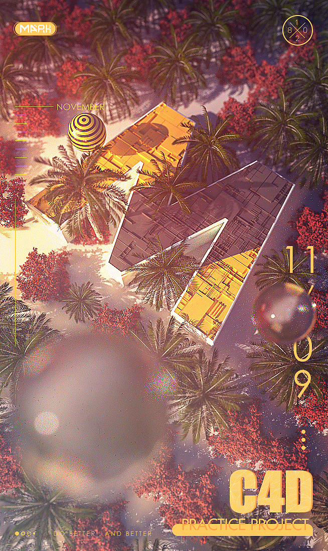 C4D作品展示（图ZMTQwMDYwMTky） - 其他三维 - 站酷设计师MarkYDesign原创素材 - 站酷ZCOOL