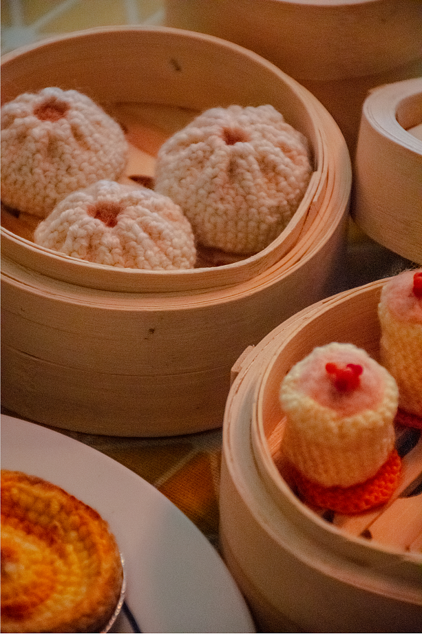 【广府早茶】钩针食物 以假乱真